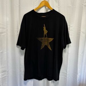 Hamilton T-shirt Adult XL Black Broadway Musical Creative Goods NYC Merch